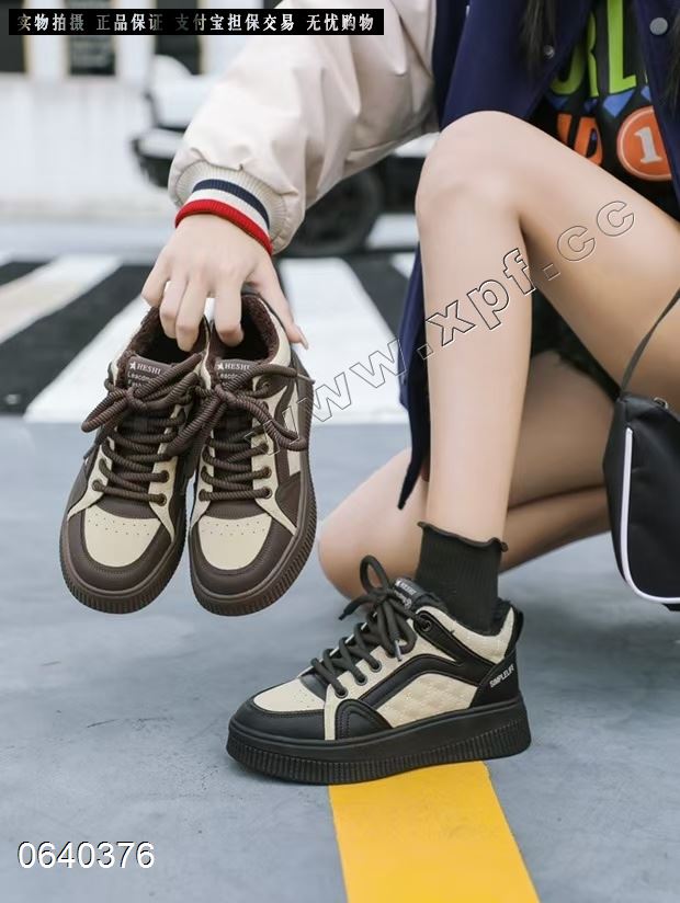厚棉高帮休闲鞋