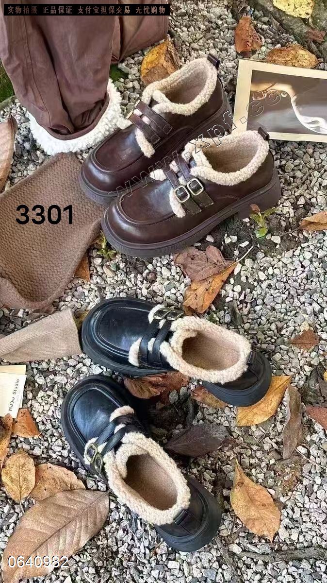 厚棉单鞋3301