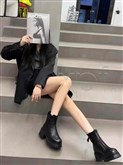 时尚短靴  加厚棉