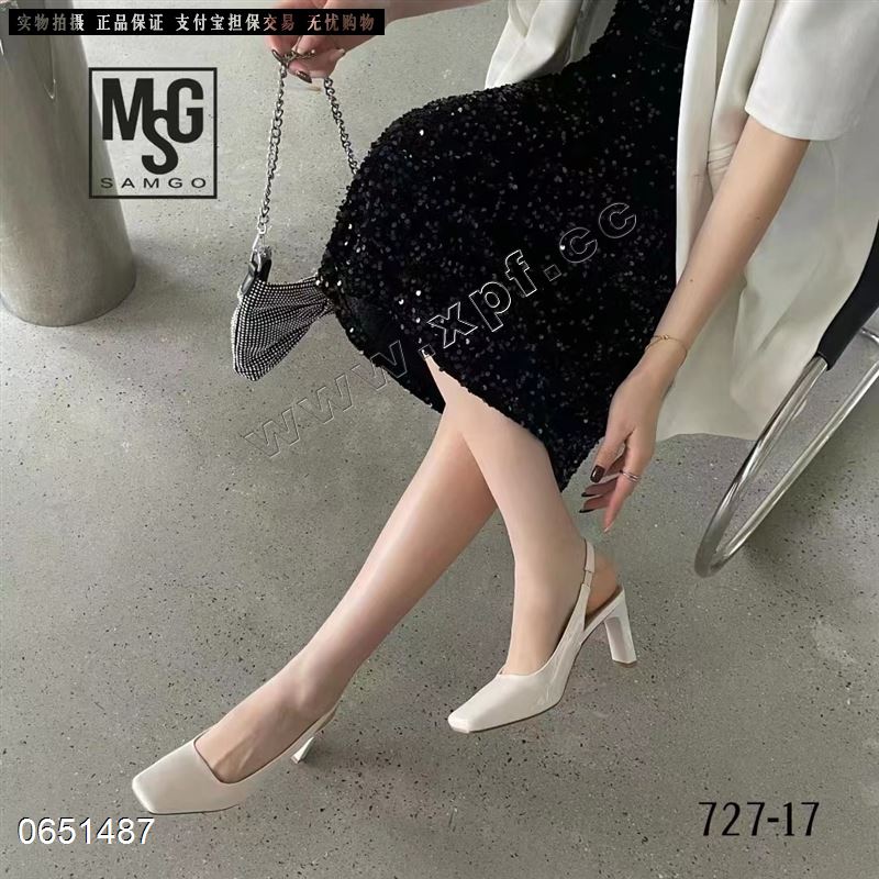 时尚单鞋727-17   米67788889