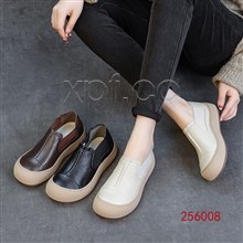 新款头层牛皮女休闲鞋 256008
