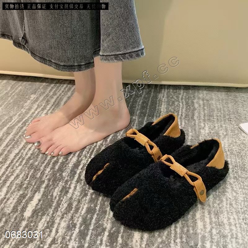 秋冬季毛毛鞋  香草鸟 1688-2
