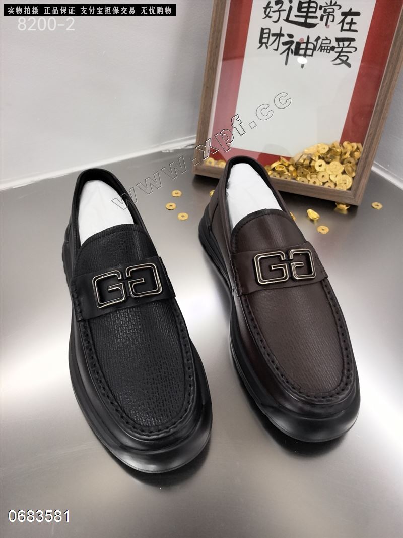 温州头层牛皮男鞋8200-2