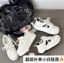 新款小个子增高百搭系带休闲板鞋潮 K2917-3