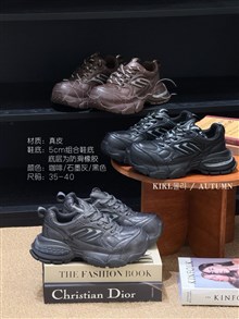 新款5CM组合底巧克力吐司休闲鞋19003