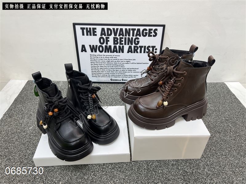 新款绒里短靴6651