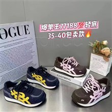 新款厚底增高时尚轻便运动休闲鞋77188