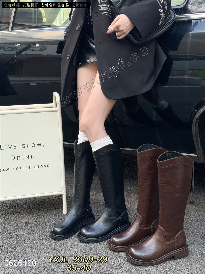 新款绒里高靴8909-20