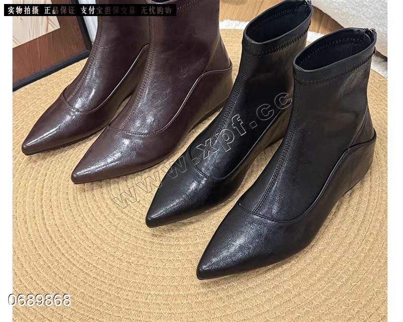 新款绒里短靴6728