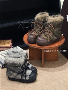 新款长绒毛雪地靴1627