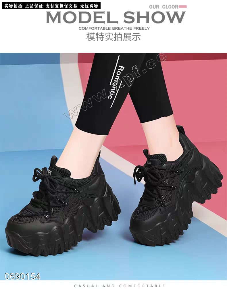 加棉内增高休闲鞋