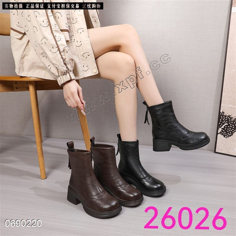 加棉短靴26026