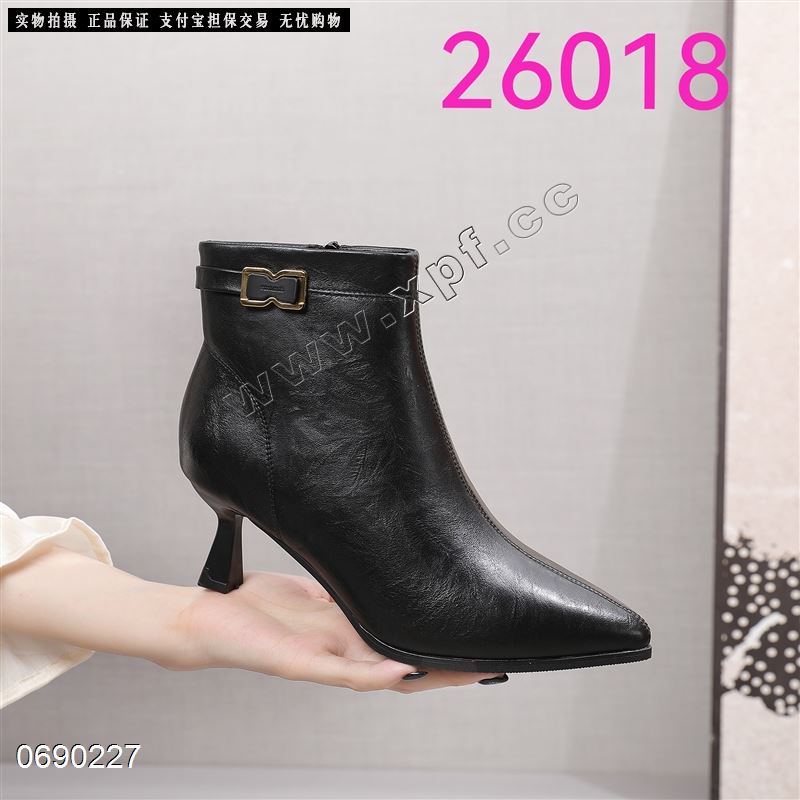 绒里短靴26018