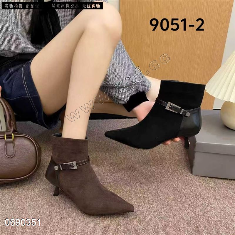 加绒短靴9051-2