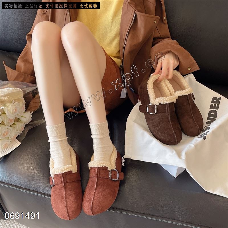 新款美拉德色系勃肯棉鞋26269-11