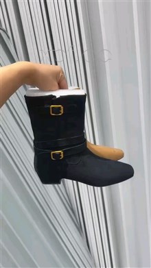 圈圈绒里短靴