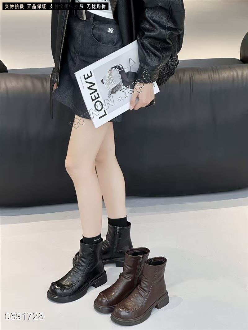 加棉短靴