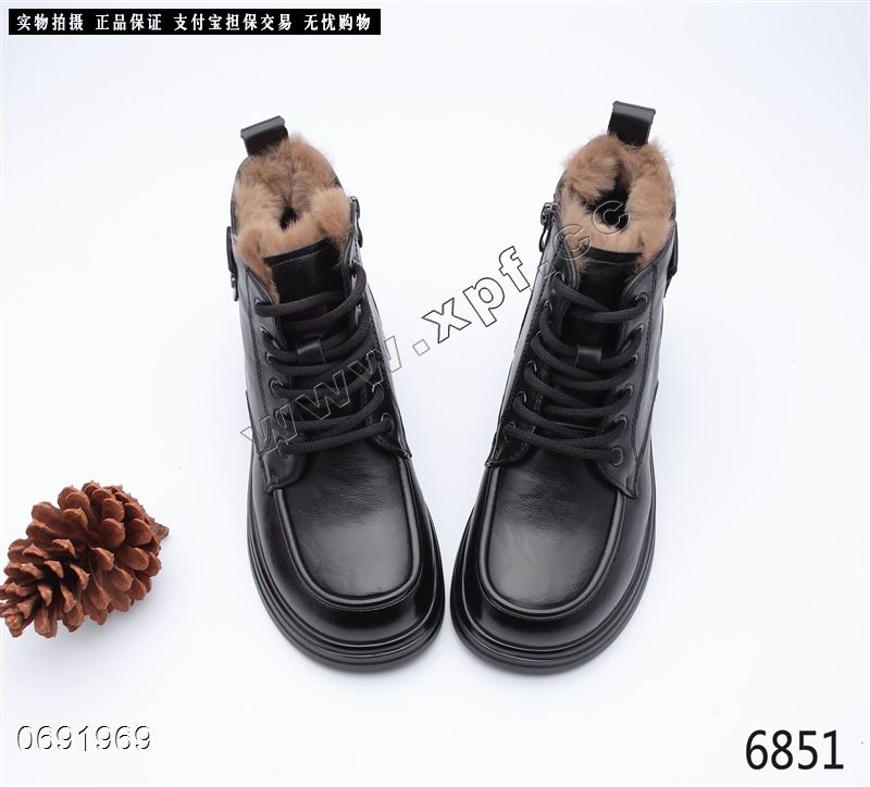 新款绒里马丁靴6851