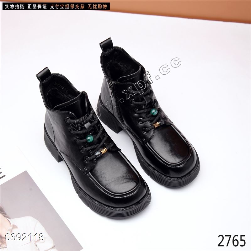新款厚棉短靴马丁靴2756