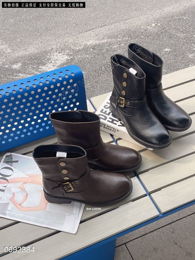 时尚绒里短靴5370