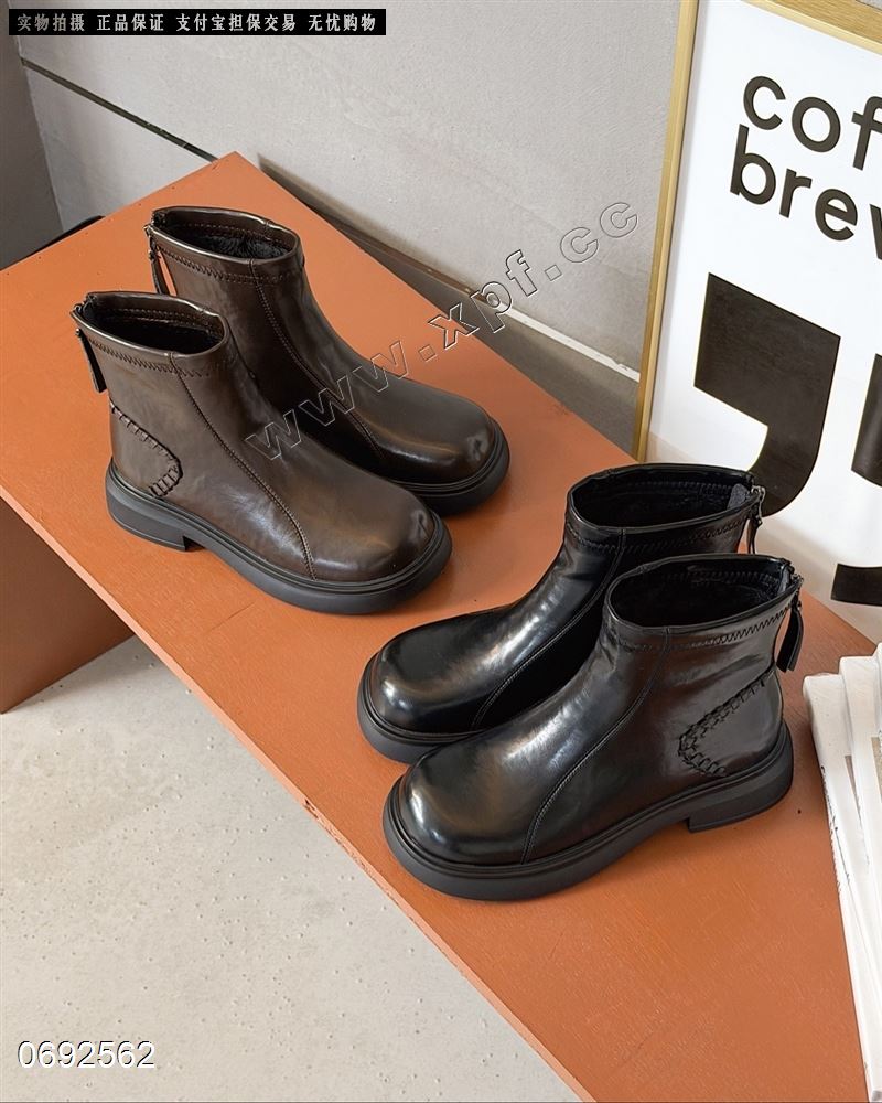 时尚绒里短靴9810-2