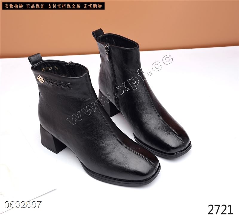 新款绒里短靴2721