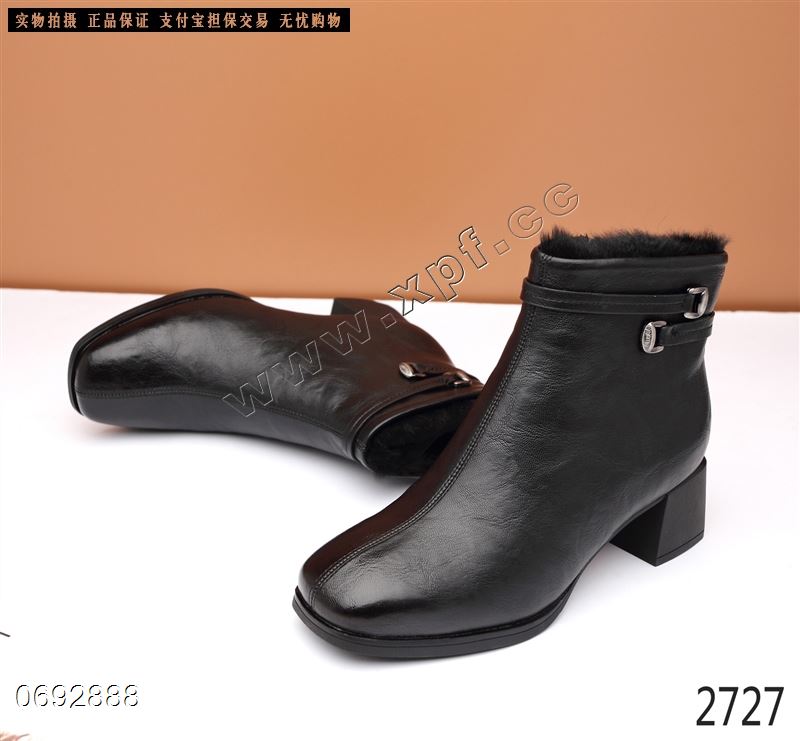 新款绒里短靴2727