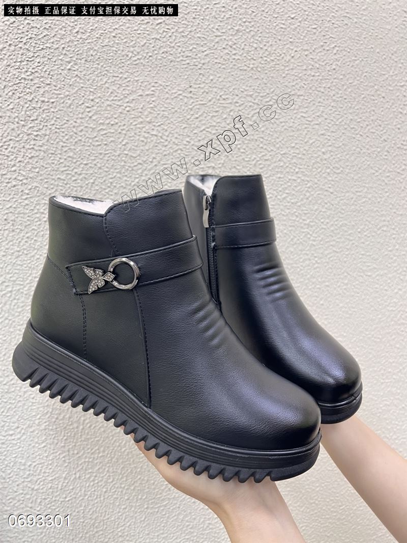 新款羊毛内里短靴2682