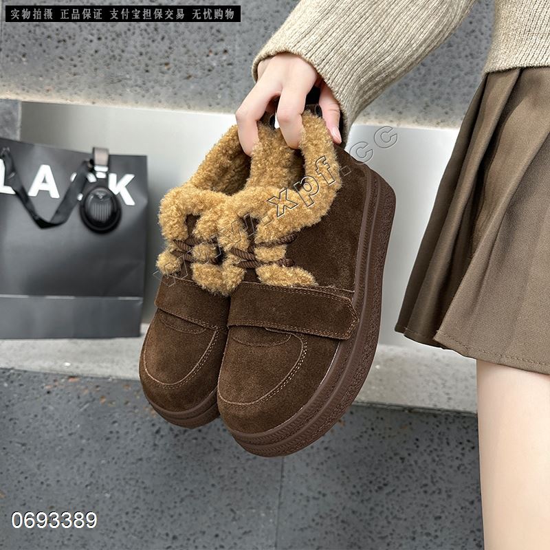 新款磨砂皮棉里雪地靴2510