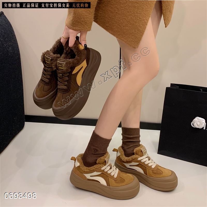 新款磨砂皮绒里休闲鞋7818