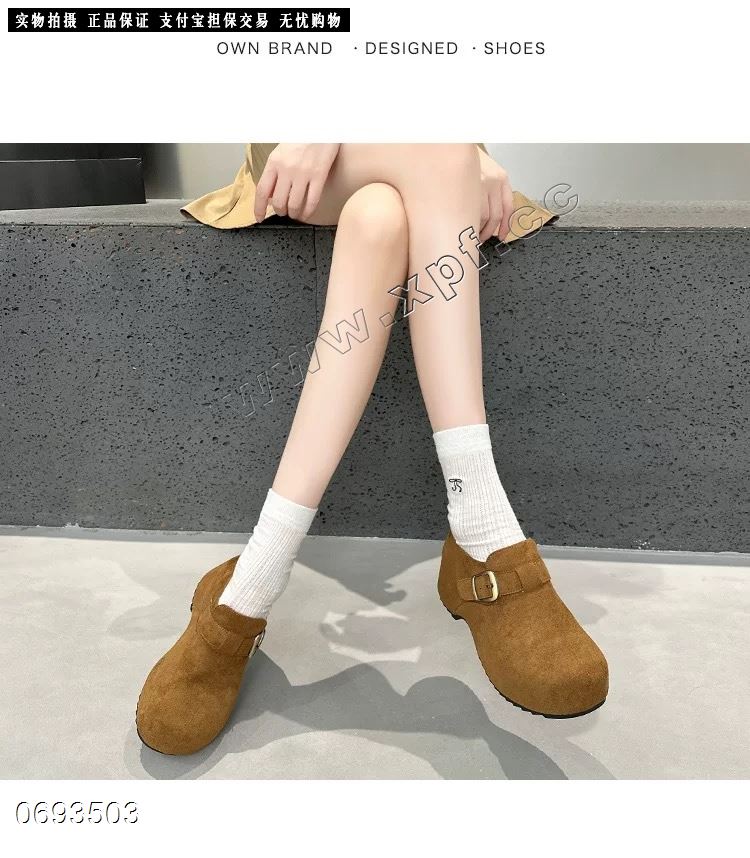 新款复古内增高加棉勃肯鞋26299-10