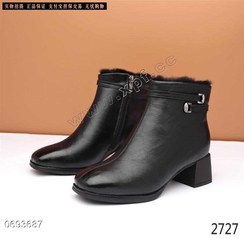 新款厚棉短靴2727