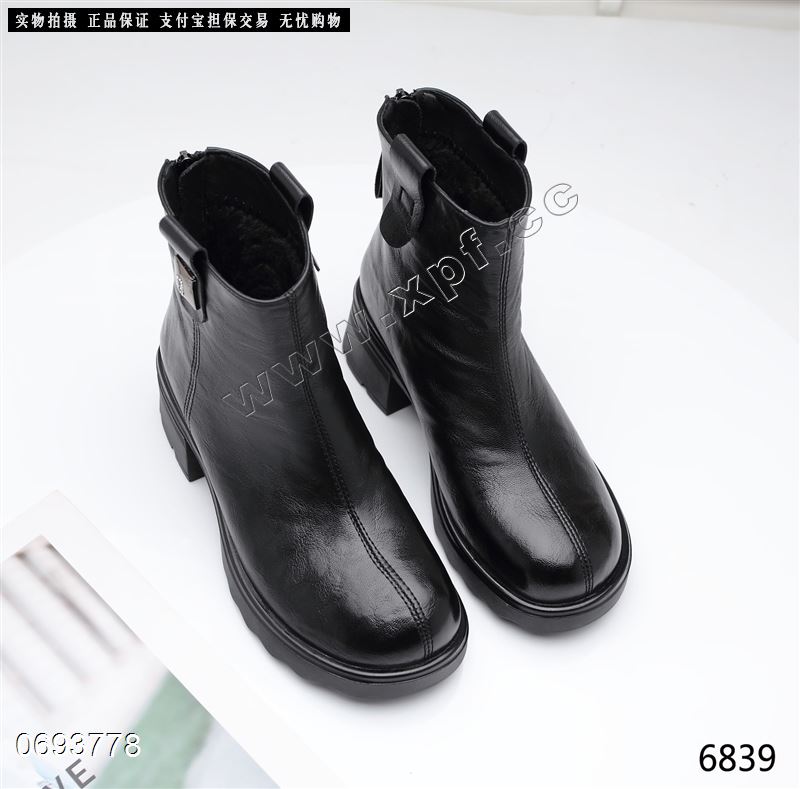 新款厚棉短靴6839