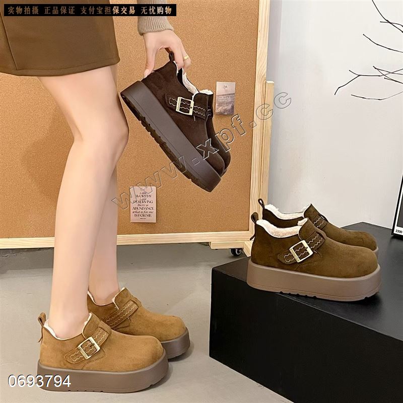 新款厚棉乐福鞋