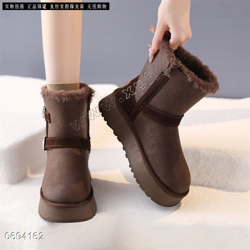 新款大棉厚底雪地靴0240