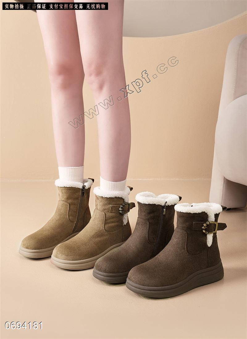 新款真毛短靴1265