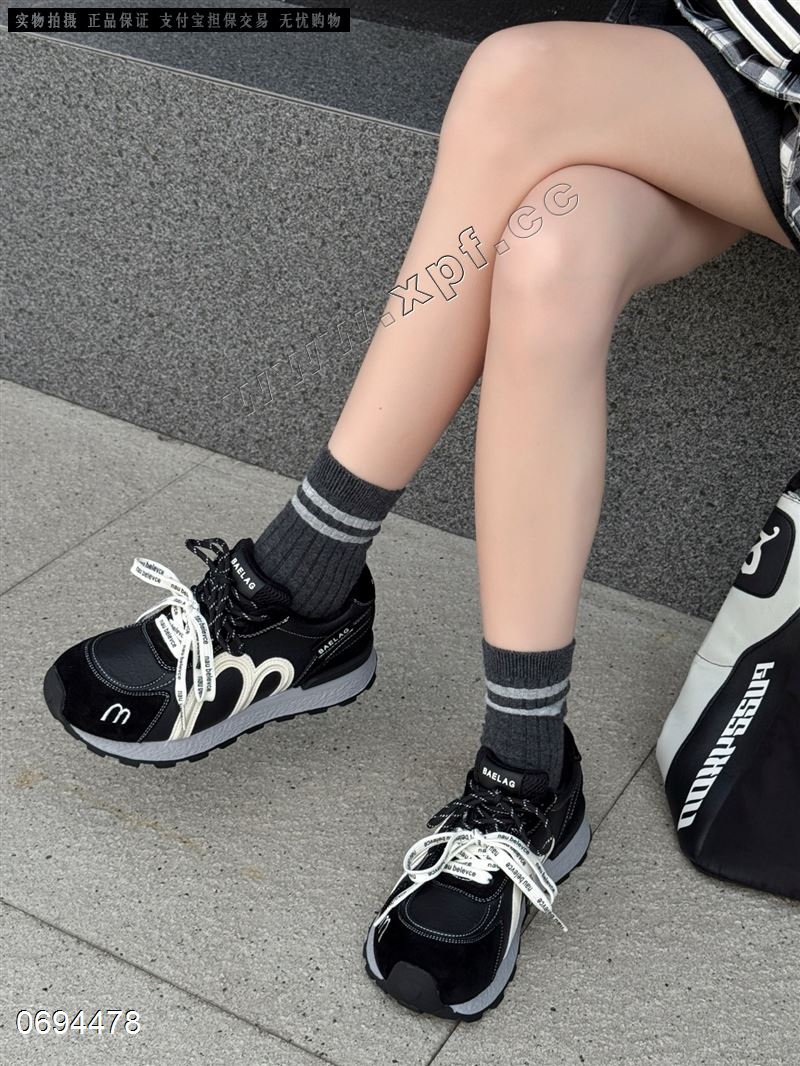 新韩系慢跑阿甘轻便刺绣阿甘鞋1166-1