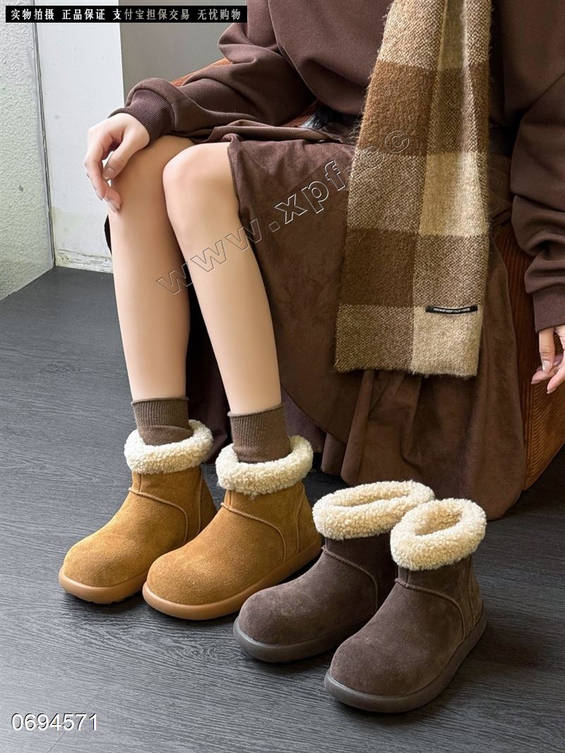 新款磨砂皮雪地靴5222