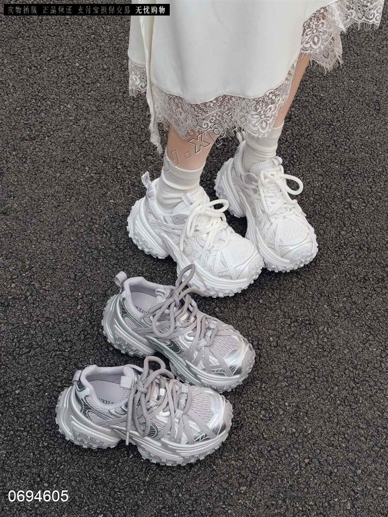 新款吸磨厚底老爹鞋巴家轮胎底厚底老爹鞋 275-6