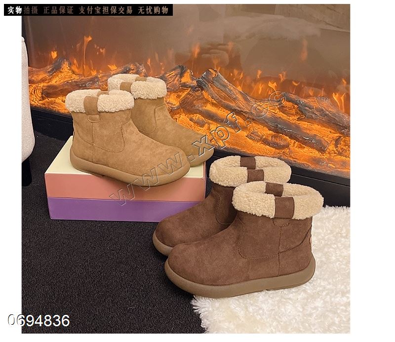 新款雪地靴516-2  内里羊羔毛