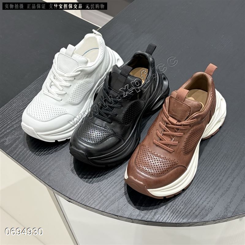 新款马皮老爹鞋552  跟高7公分