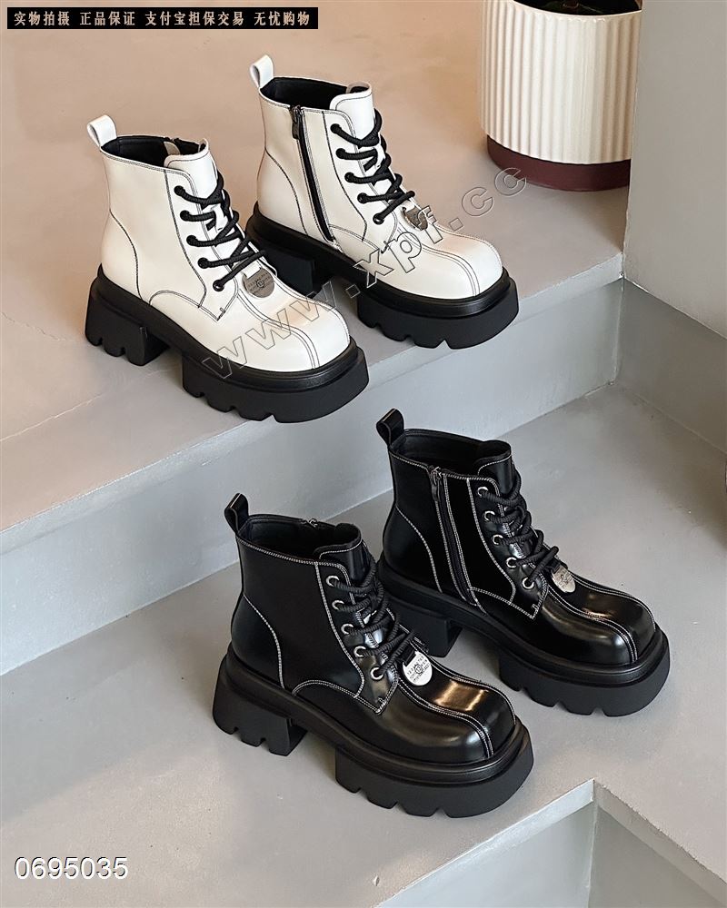 M998时尚绒里短靴73177-3  黑色778米色58899清货