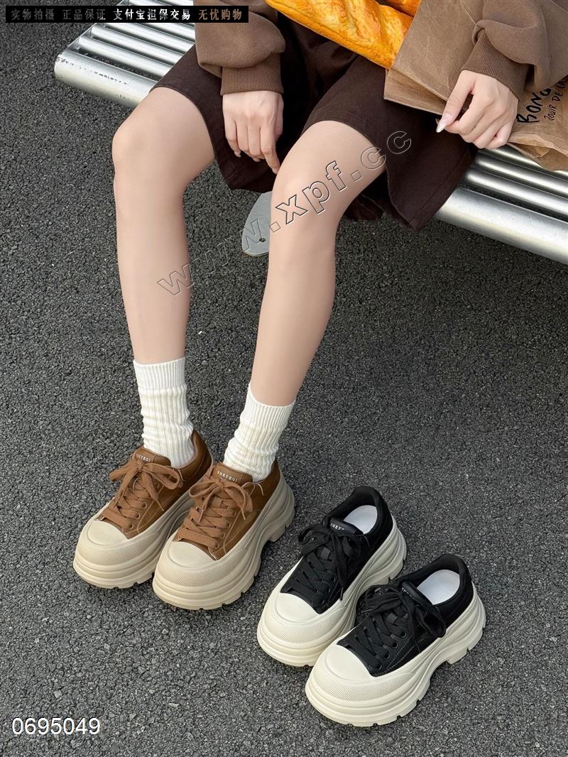 新韩系厚底麦昆百搭经典款25806