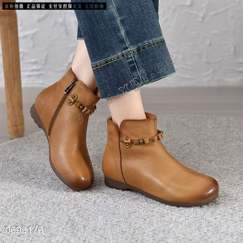 雅希妮丹  头层牛皮 加棉