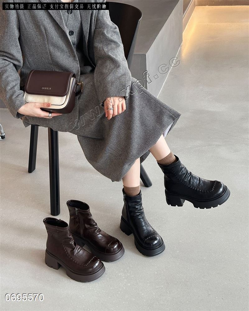 新款绒里短靴713-1