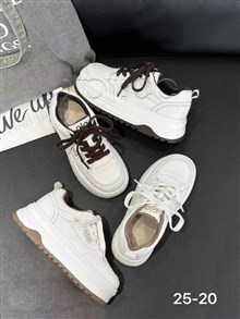 新款厚底百搭小白鞋25-20  超柔里