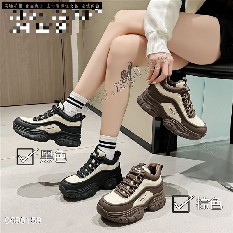 新款厚底绒里休闲鞋老爹鞋88105