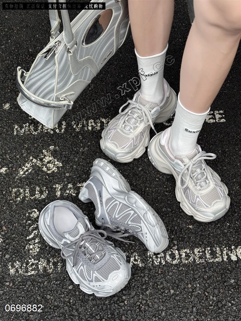 新款厚底吸墨重工百搭潮款韩系老爹鞋1590-1