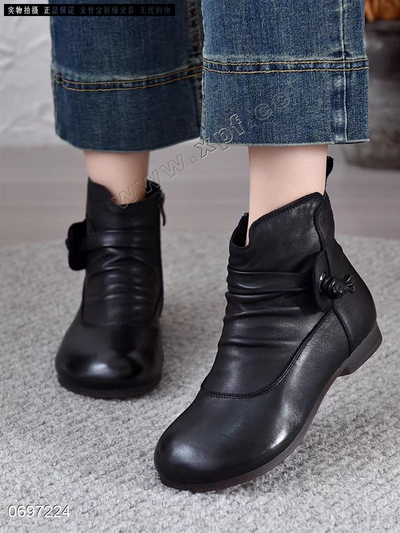 雅希妮丹556   头层牛皮 加棉