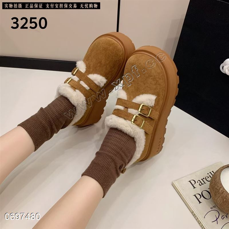 大棉厚底单鞋3250